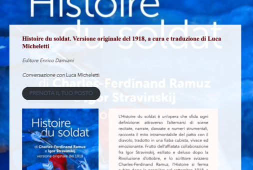 “Histoire du soldat” al Museo Teatrale alla Scala