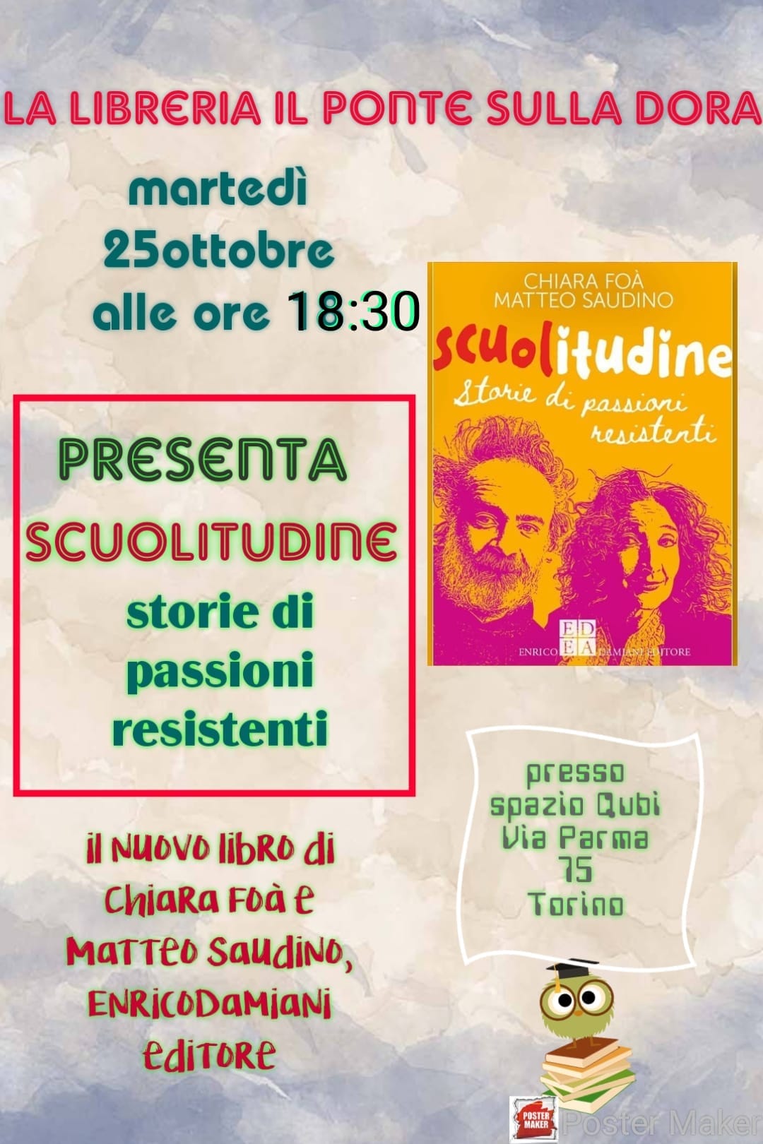 scuolitudine alla libreria il ponte