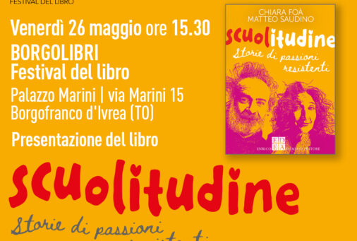 Presentazione “Scuolitudine” a Borgolibri – Ivrea