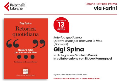 Presentazione di “Retorica quotidiana” alla Feltrinelli di Parma